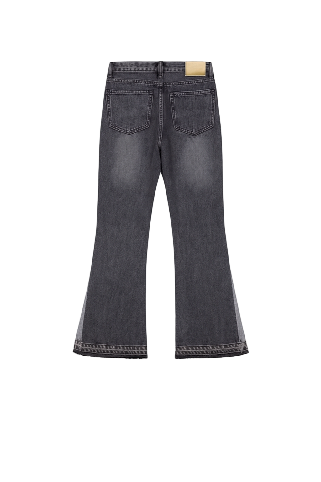 FLARED DENIM DEPT JEANS BLACK