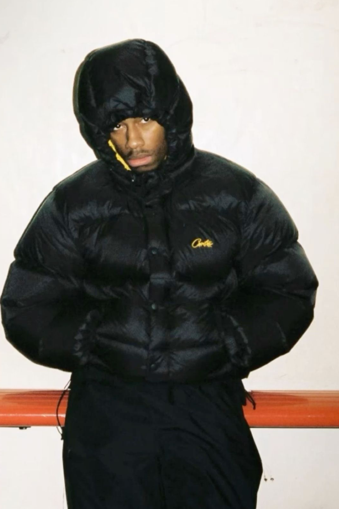 C BOLO PUFFER JACKET BLACK