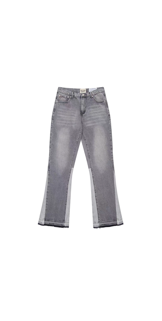 FLARED DENIM DEPT JEANS GREY