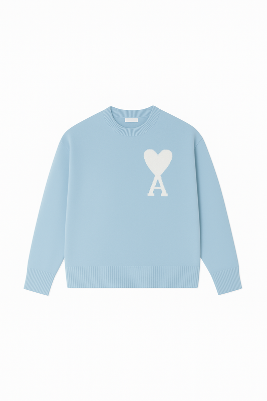 AMI - HEART SWEATER