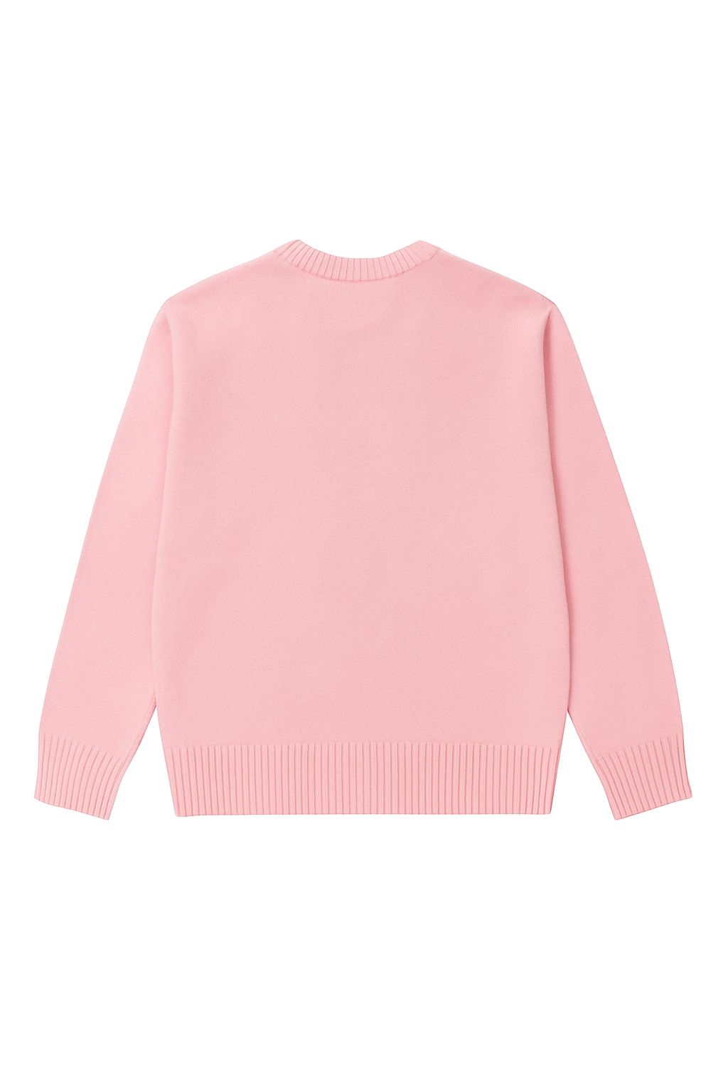C KNIT SWEATER PINK
